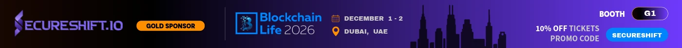 Blockchain Life 2026 Desktop Ads