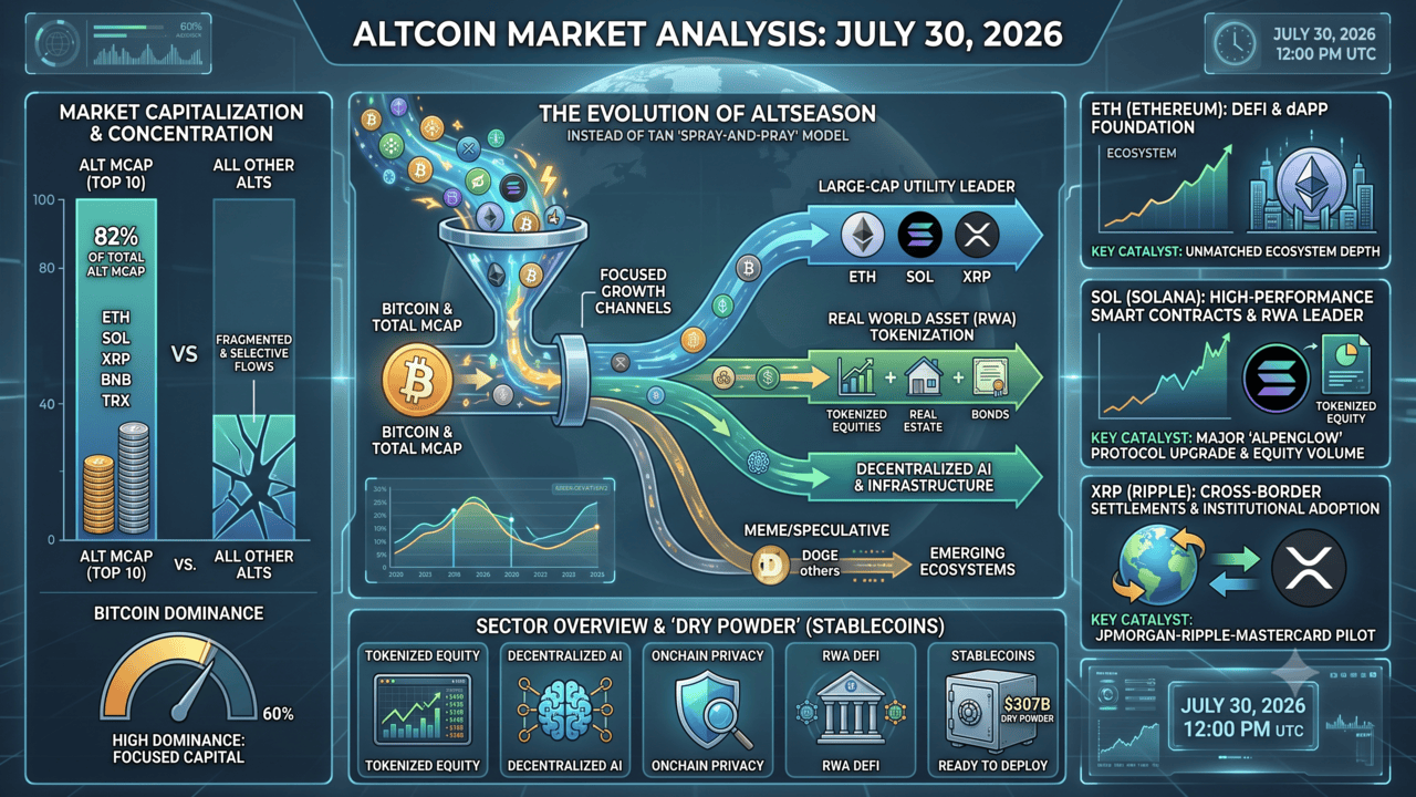 Altcoin Market Analysis: July 30, 2026